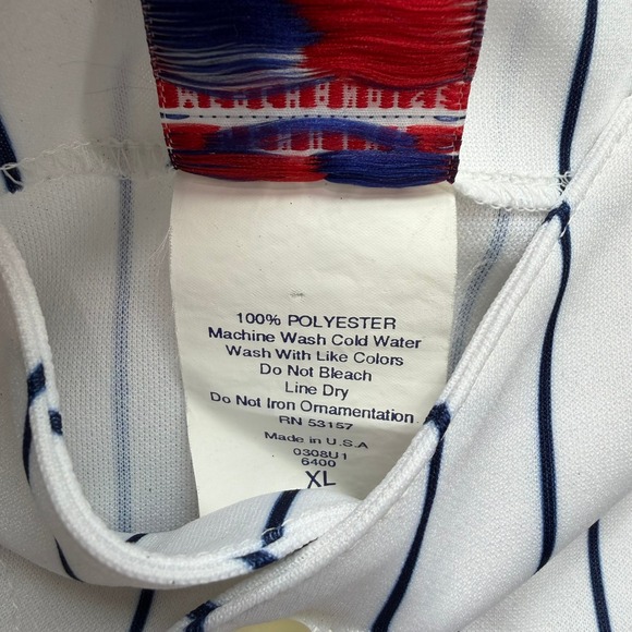 Vintage Majestic New York Yankees MLB Pinstripe Baseball Jersey Mens NY ( USA) - Picture 4 of 11